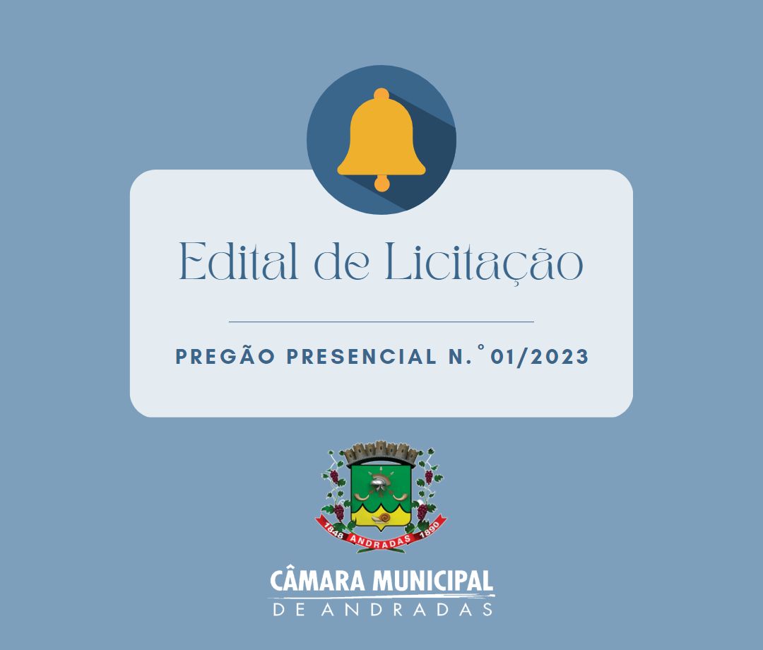 Edital de Licitação - Pregão Presencial n.º 001/2023