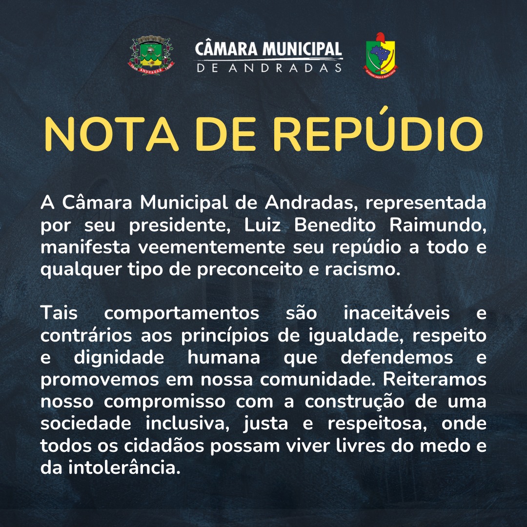 NOTA DE REPÚDIO