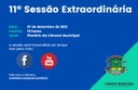 Pauta da 11ª Sessão Extraordinária de 27 de dezembro