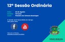 Pauta da 12ª Sessão Ordinária