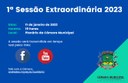 PAUTA DA 1ª SESSÃO EXTRAORDINÁRIA DE 2023