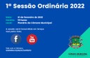 Pauta da 1ª Sessão Ordinária de 2022