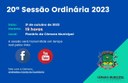 Pauta da 20ª Sessão Ordinária de 31 de outubro de 2023