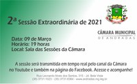 Pauta da 2ª Sessão Ordinária de 2021