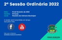 Pauta da 2ª Sessão Ordinária de 2022