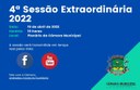 Pauta da 4ª Sessão Extraordinária de 19 de abril de 2022