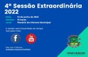 Pauta da 4ª Sessão Ordinária de 14 de junho de 2022